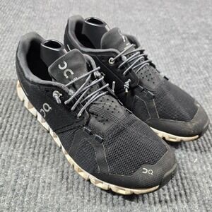 On Cloud 5 Running Shoes Womens Size 9 Black White CloudTec Road Running Trainer